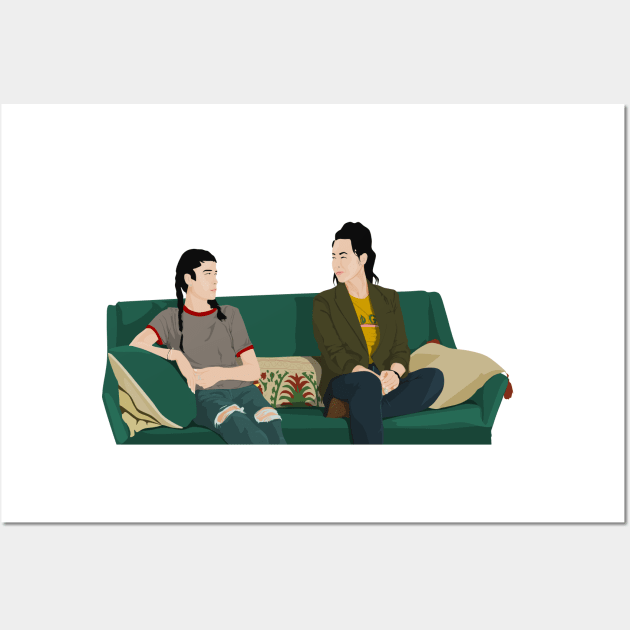 Tamara and Lucy | The Rookie Wall Art by gottalovetherookie